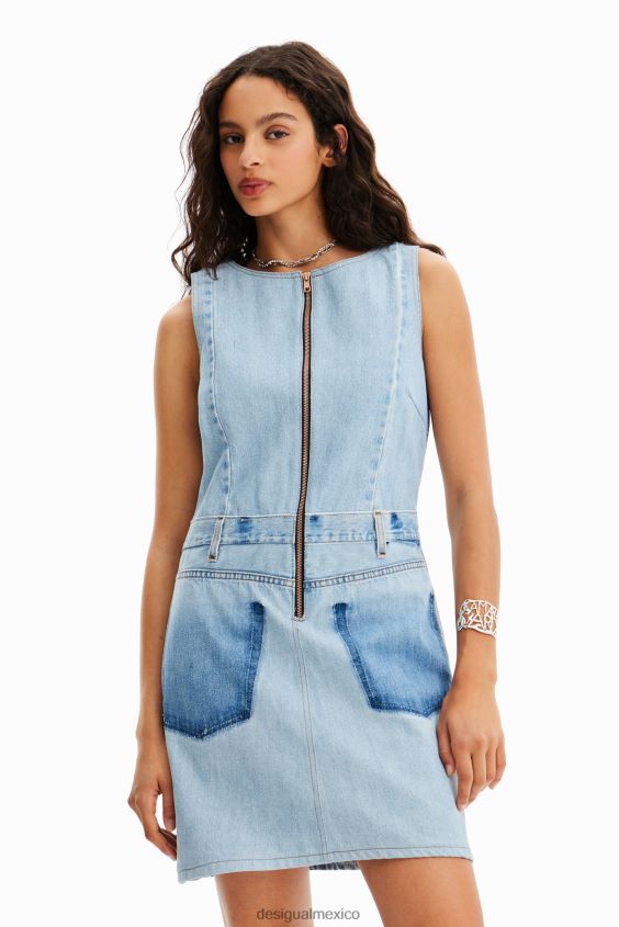 Desigual mujer delantal de mezclilla reciclado VZ26R0987 ropa