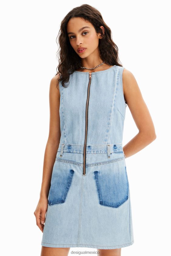 Desigual mujer delantal de mezclilla reciclado VZ26R0987 ropa