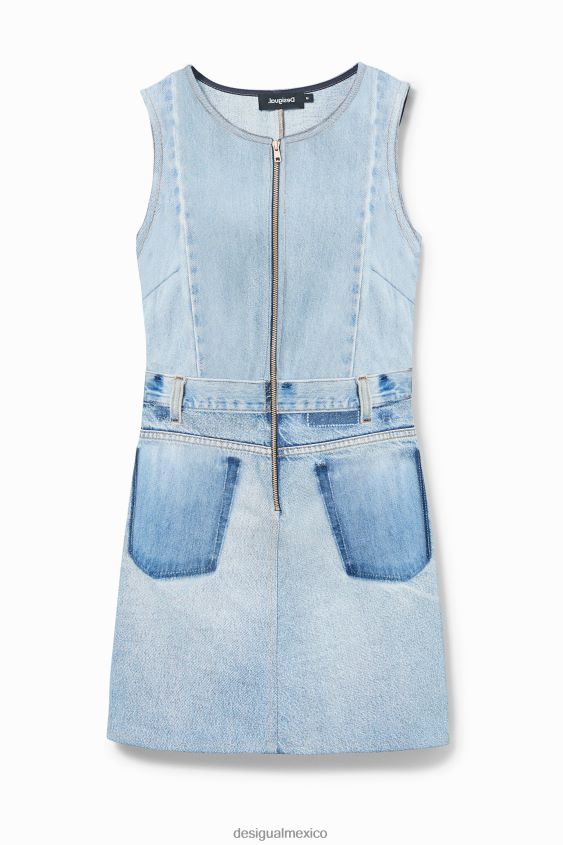 Desigual mujer delantal de mezclilla reciclado VZ26R0987 ropa