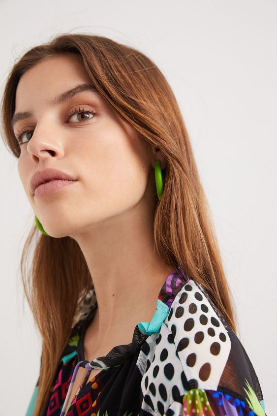 Desigual mujer metro. vestido a capas de christian lacroix VZ26R0685 ropa