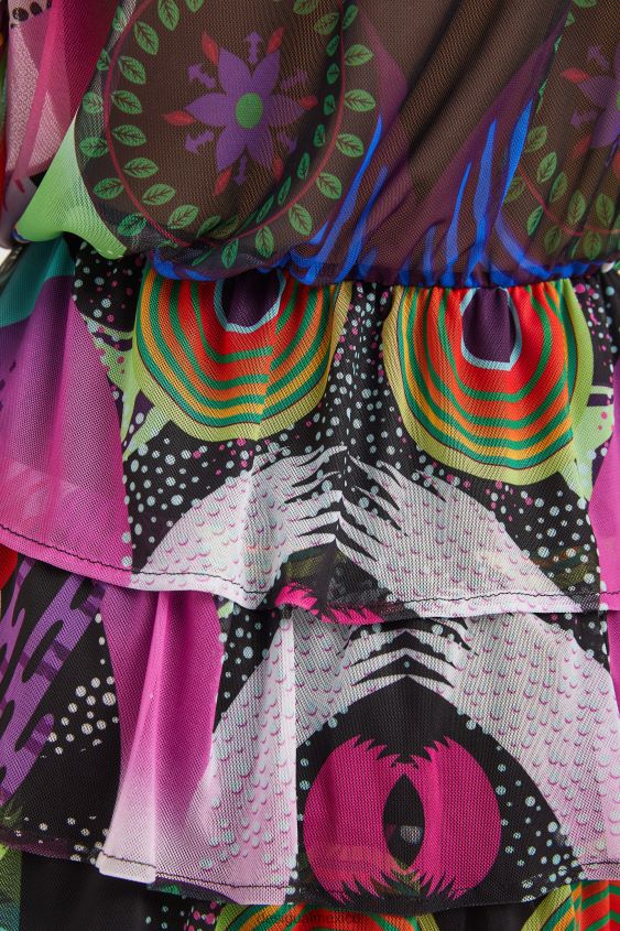 Desigual mujer metro. vestido a capas de christian lacroix VZ26R0685 ropa