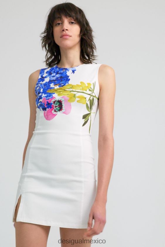 Desigual mujer metro. vestido blanco de christian lacroix VZ26R01135 ropa
