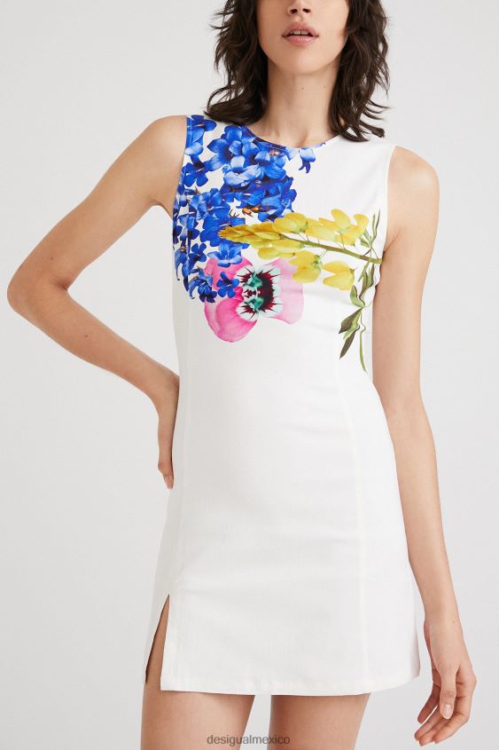 Desigual mujer metro. vestido blanco de christian lacroix VZ26R01135 ropa