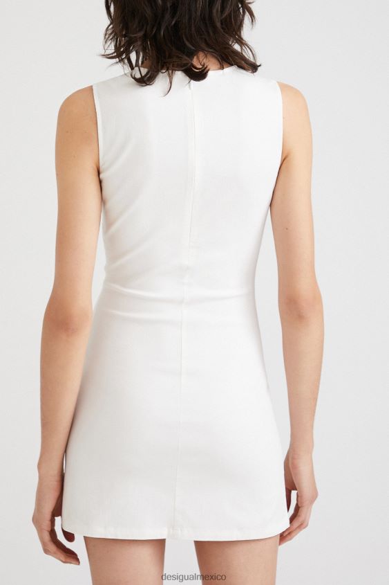 Desigual mujer metro. vestido blanco de christian lacroix VZ26R01135 ropa