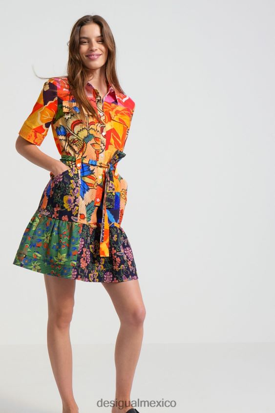 Desigual mujer metro. vestido camisero de christian lacroix VZ26R0989 ropa