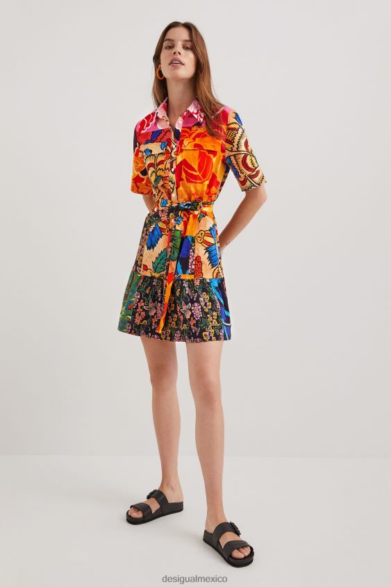 Desigual mujer metro. vestido camisero de christian lacroix VZ26R0989 ropa