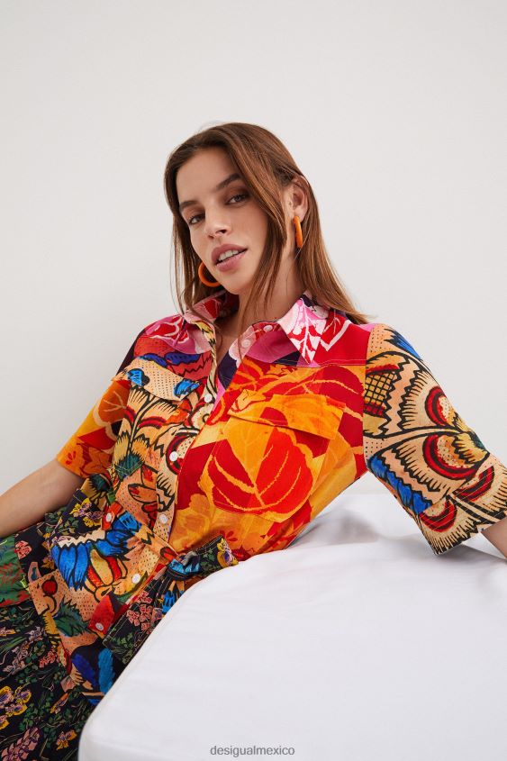 Desigual mujer metro. vestido camisero de christian lacroix VZ26R0989 ropa