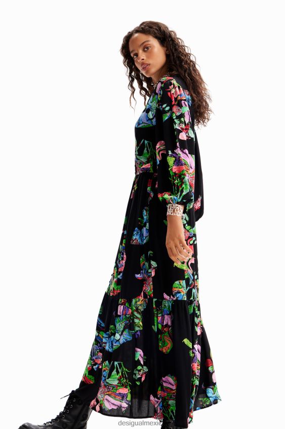 Desigual mujer metro. vestido camisero midi de christian lacroix VZ26R0135 ropa