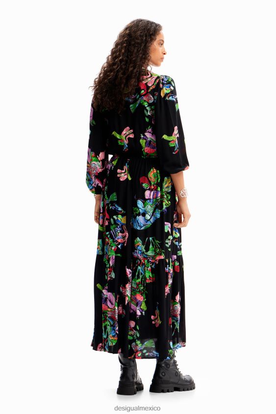 Desigual mujer metro. vestido camisero midi de christian lacroix VZ26R0135 ropa