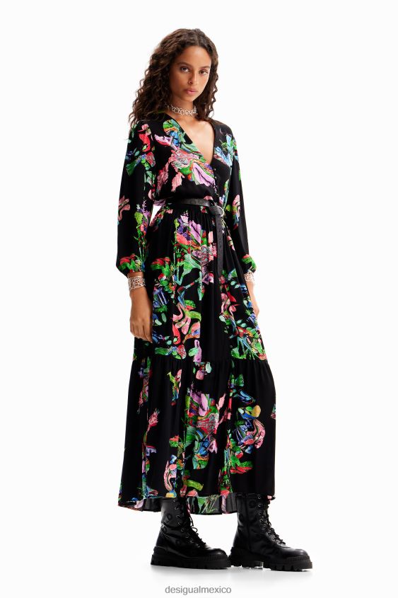 Desigual mujer metro. vestido camisero midi de christian lacroix VZ26R0135 ropa