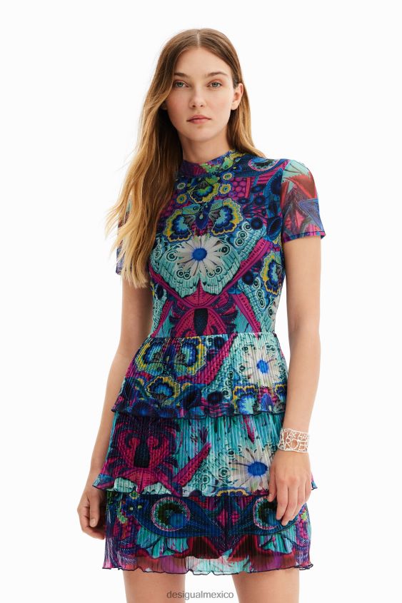 Desigual mujer metro. vestido corto a capas de christian lacroix VZ26R06 ropa