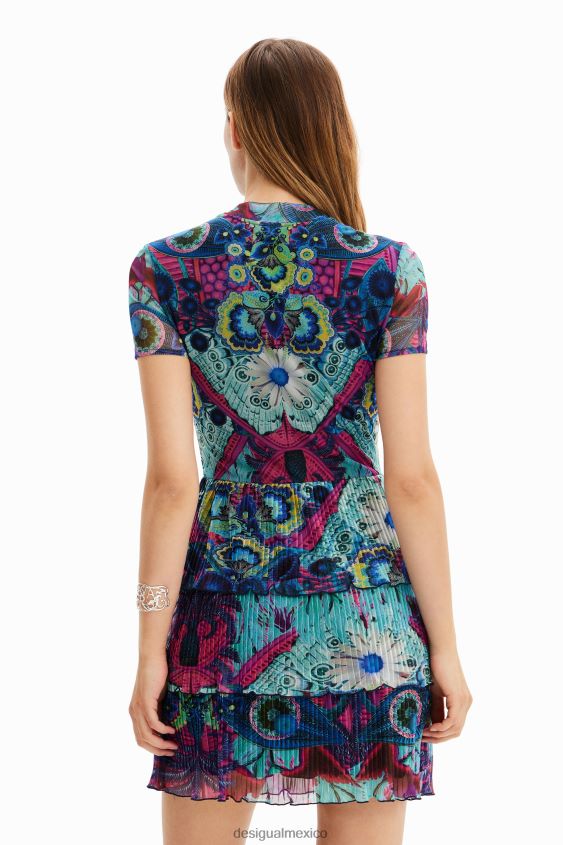 Desigual mujer metro. vestido corto a capas de christian lacroix VZ26R06 ropa