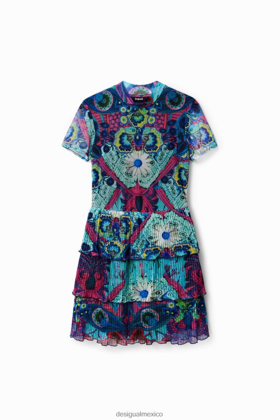 Desigual mujer metro. vestido corto a capas de christian lacroix VZ26R06 ropa
