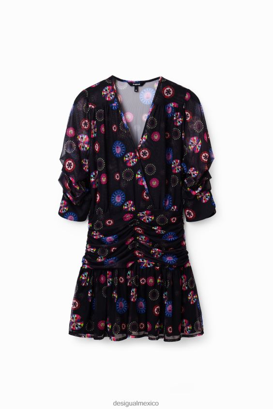 Desigual mujer metro. vestido corto drapeado de christian lacroix VZ26R0430 ropa
