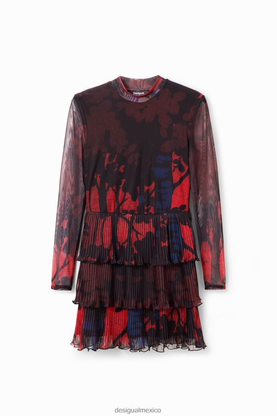 Desigual mujer metro. vestido corto plisado de christian lacroix VZ26R0839 ropa