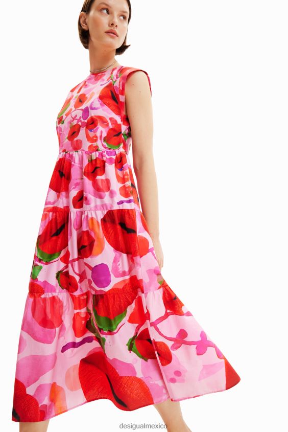 Desigual mujer metro. vestido de labios de christian lacroix VZ26R0283 ropa