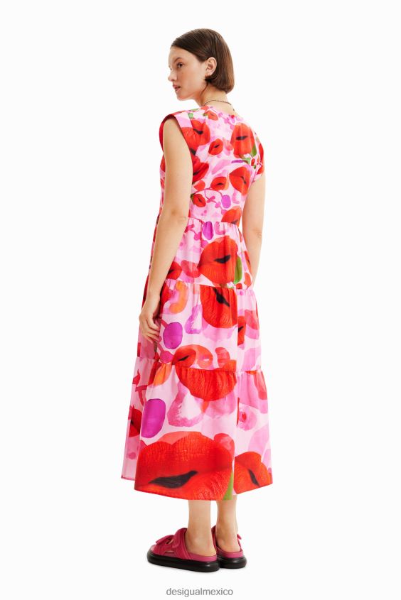 Desigual mujer metro. vestido de labios de christian lacroix VZ26R0283 ropa