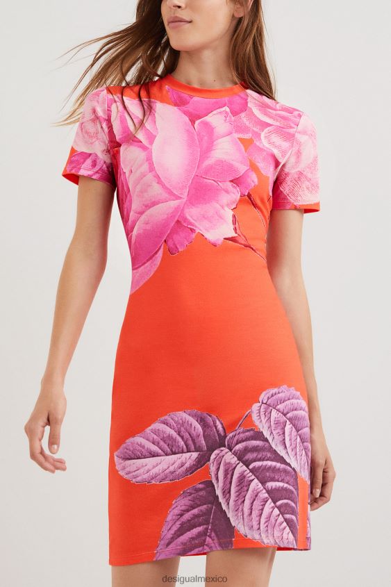 Desigual mujer metro. vestido de peonía de christian lacroix VZ26R01127 ropa