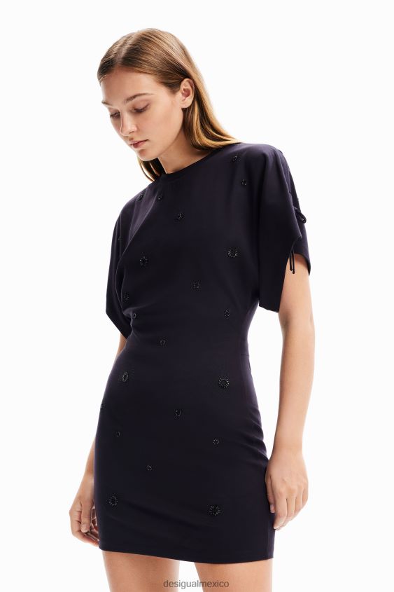 Desigual mujer vestido corto bordado VZ26R0180 ropa