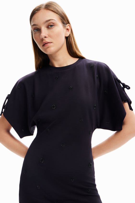 Desigual mujer vestido corto bordado VZ26R0180 ropa