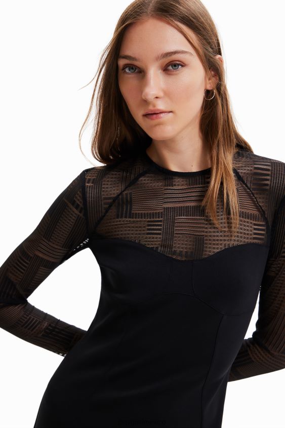 Desigual mujer vestido corto combinado VZ26R0487 ropa