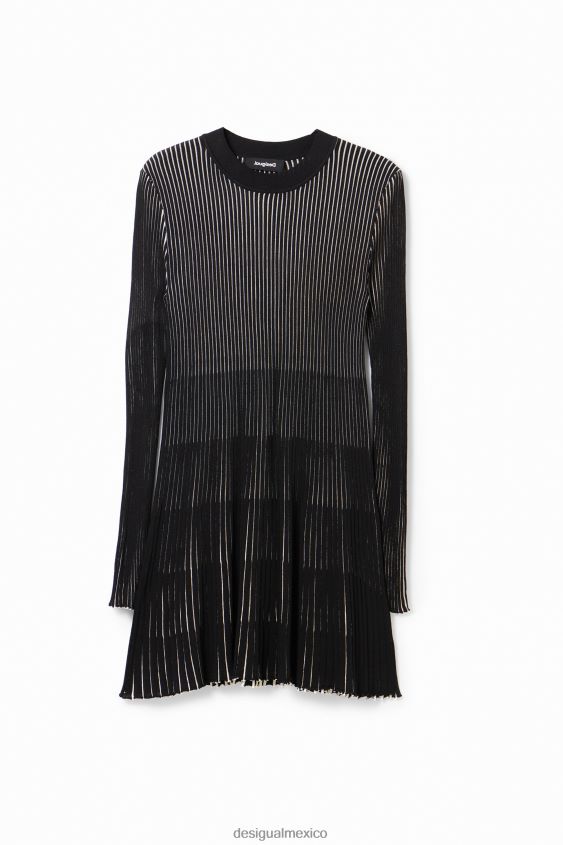 Desigual mujer vestido corto de canalé VZ26R0188 ropa