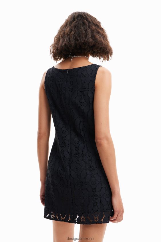 Desigual mujer vestido corto de encaje VZ26R0508 ropa