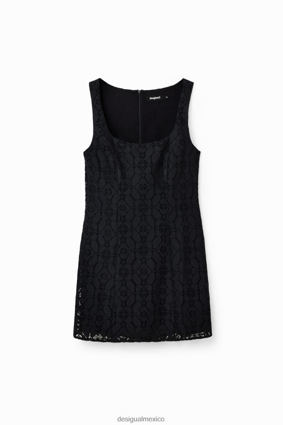 Desigual mujer vestido corto de encaje VZ26R0508 ropa
