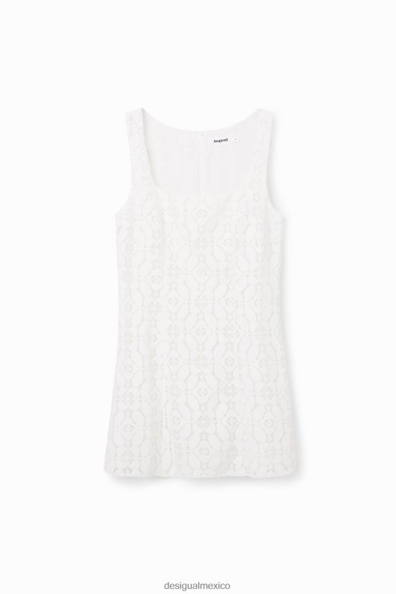 Desigual mujer vestido corto de encaje VZ26R0588 ropa