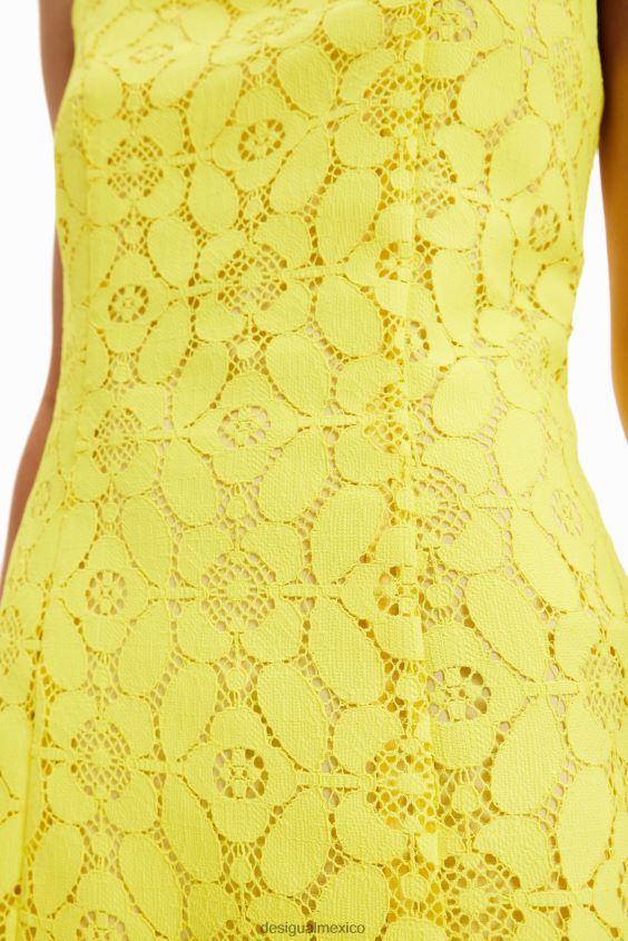 Desigual mujer vestido corto de encaje VZ26R0763 ropa