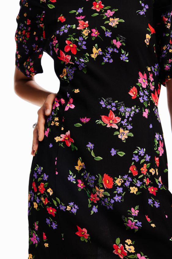 Desigual mujer vestido corto de flores VZ26R0254 ropa