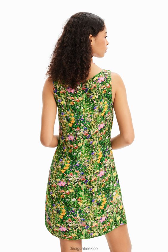 Desigual mujer vestido corto de flores VZ26R0381 ropa