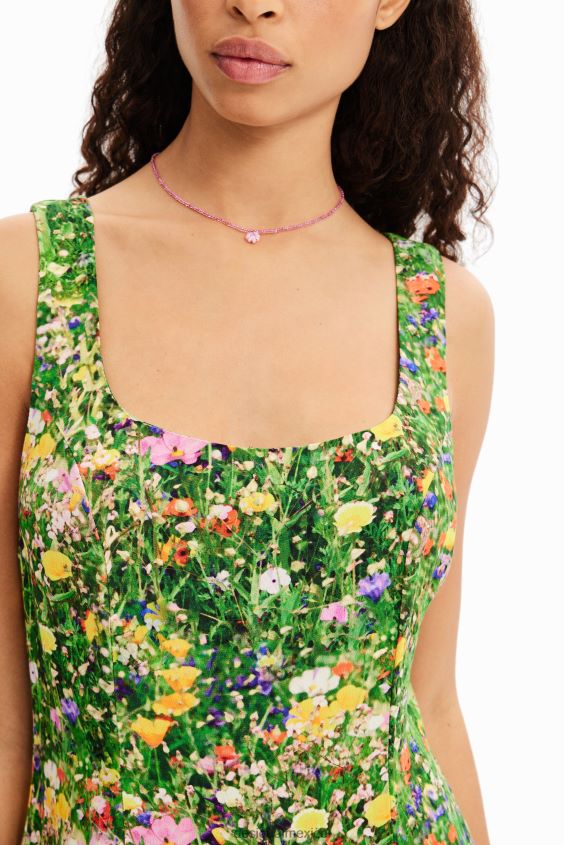 Desigual mujer vestido corto de flores VZ26R0381 ropa