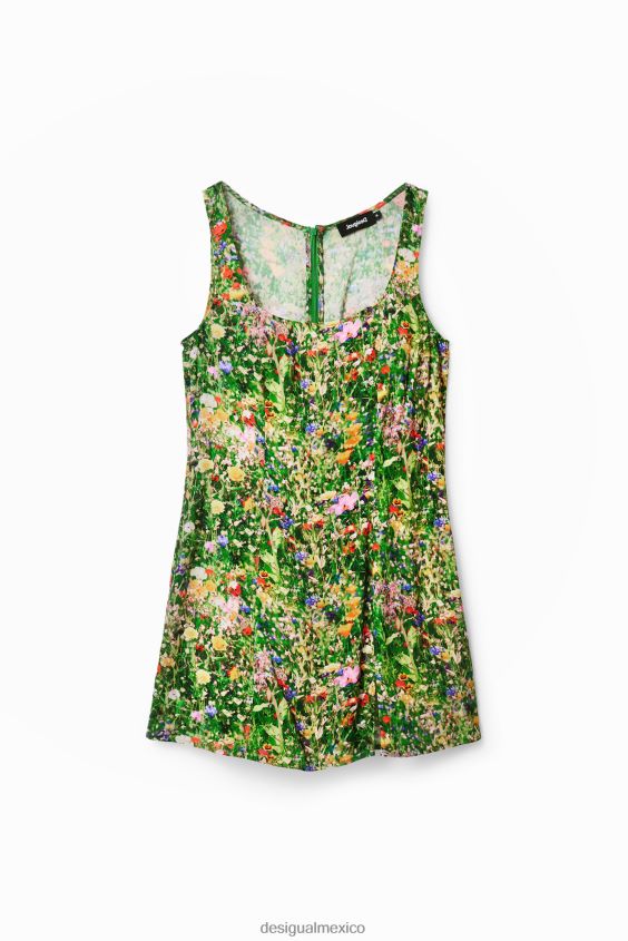 Desigual mujer vestido corto de flores VZ26R0381 ropa