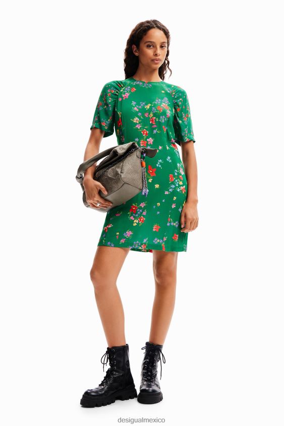 Desigual mujer vestido corto de flores VZ26R092 ropa
