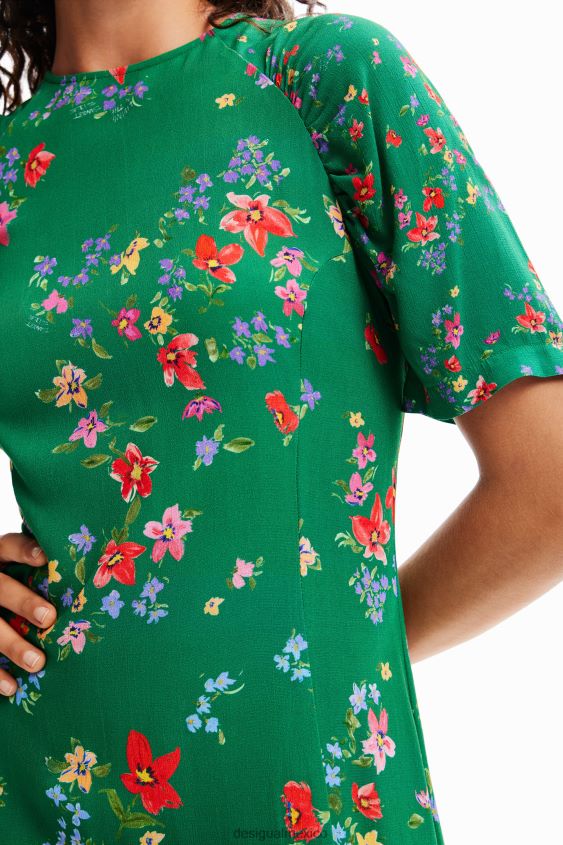 Desigual mujer vestido corto de flores VZ26R092 ropa