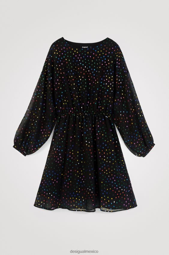 Desigual mujer vestido corto de tul VZ26R01102 ropa