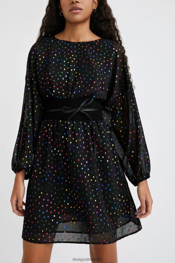 Desigual mujer vestido corto de tul VZ26R01102 ropa