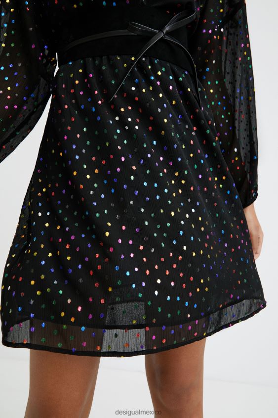 Desigual mujer vestido corto de tul VZ26R01102 ropa