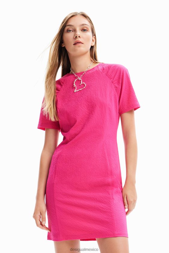 Desigual mujer vestido corto texturizado VZ26R0112 ropa