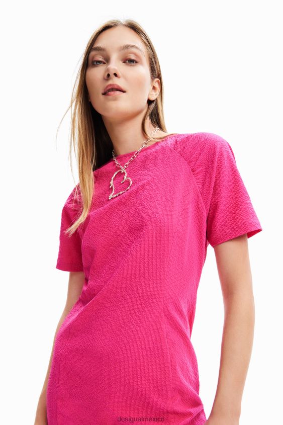 Desigual mujer vestido corto texturizado VZ26R0112 ropa