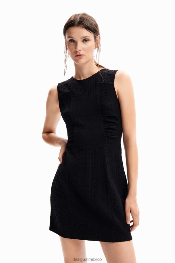 Desigual mujer vestido corto texturizado VZ26R0154 ropa