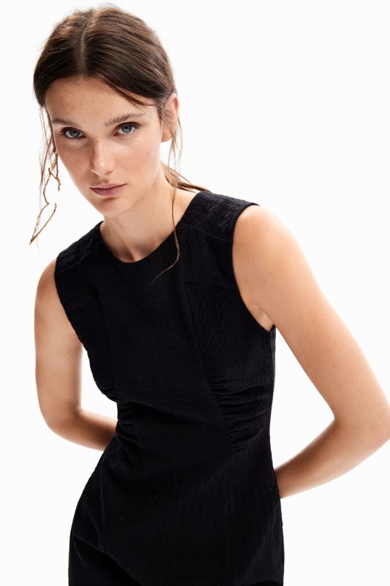 Desigual mujer vestido corto texturizado VZ26R0154 ropa