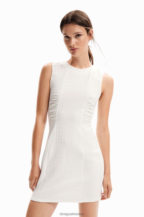 Desigual mujer vestido corto texturizado VZ26R0956 ropa