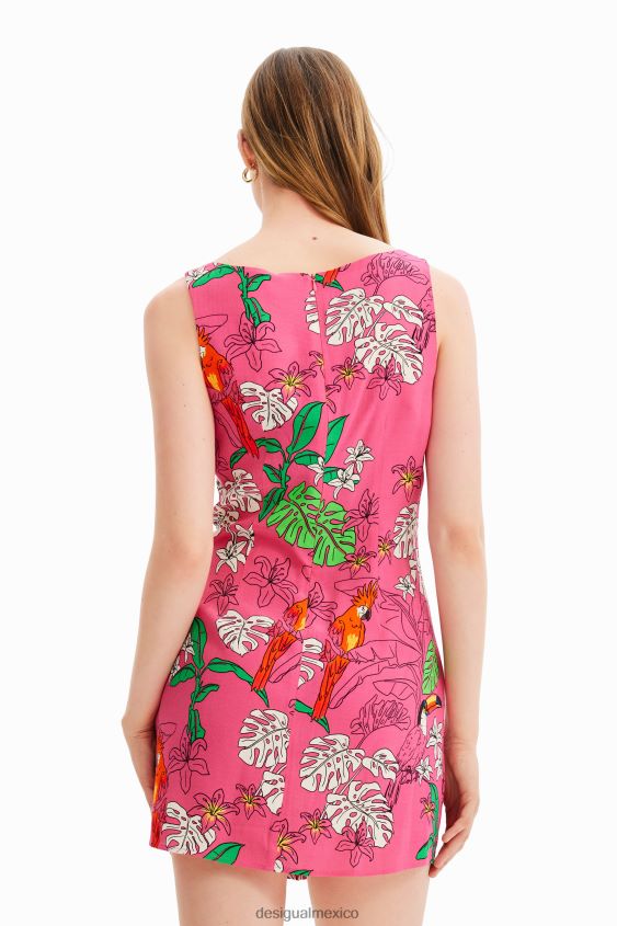 Desigual mujer vestido corto tropicales VZ26R0800 ropa