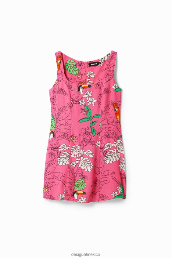 Desigual mujer vestido corto tropicales VZ26R0800 ropa