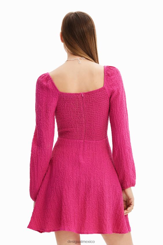 Desigual mujer vestido corto y delgado de corte a VZ26R0549 ropa