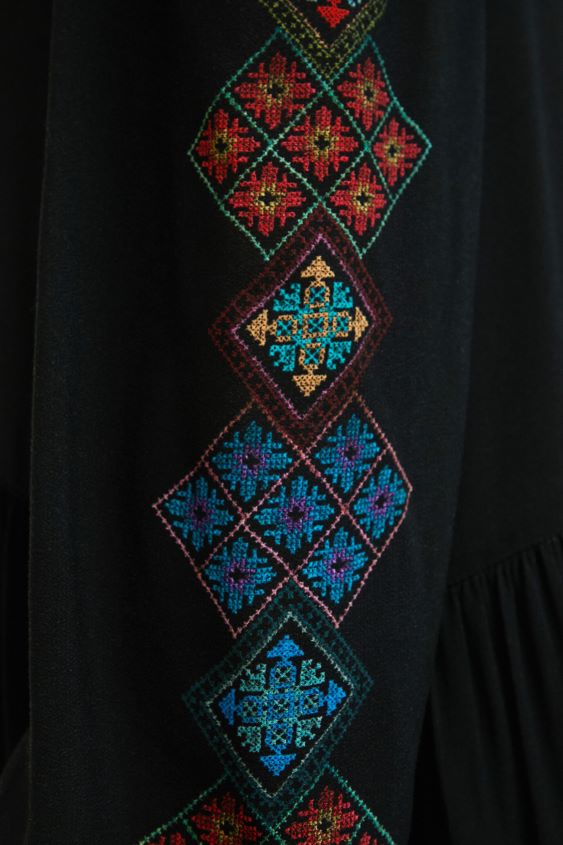 Desigual mujer vestido de manga étnica VZ26R01092 ropa