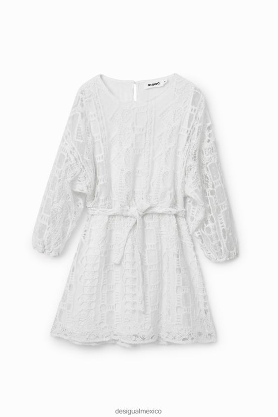 Desigual mujer vestido estilo crochet johnson hartig VZ26R01110 ropa