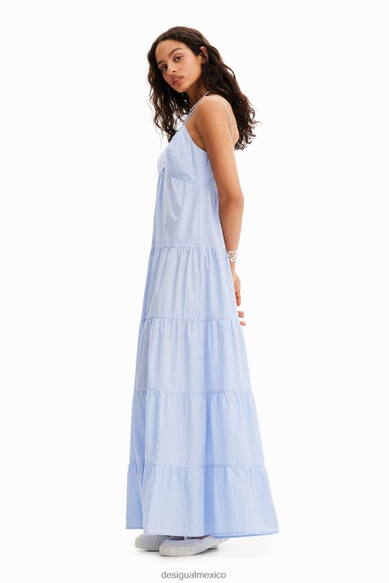 Desigual mujer vestido largo a rayas VZ26R0467 ropa